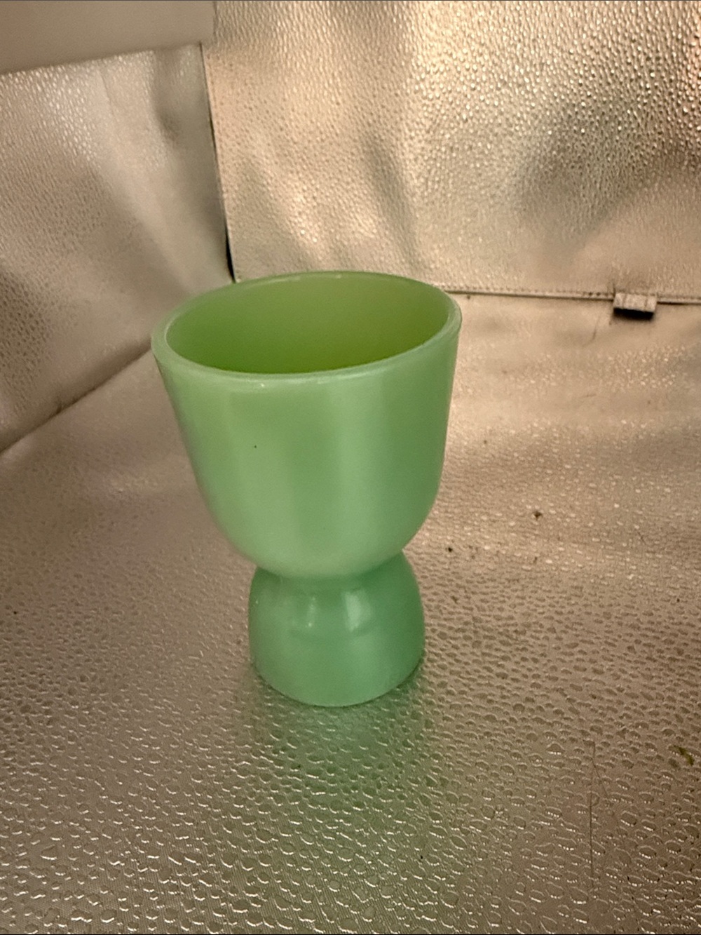Vintage Fire King Jadeite Double Egg cup